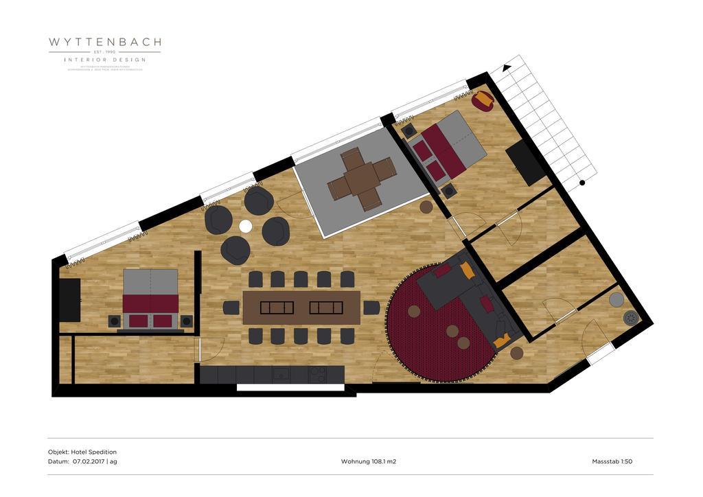 Apartment Spedition Thun Esterno foto